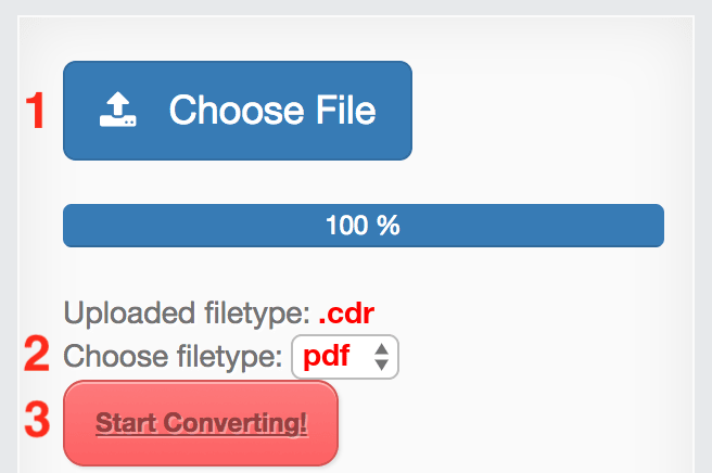 How to convert CDR files online to PDF